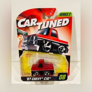 2024 MGA Car Tuned '87 Chevy C10 Series 2 #08 Metal Diecast 1/64 Scale NIB